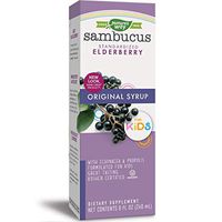 Nature's Way Sambucus for Kids Syrup, Standardized Elderberry, Berry Flavor, 8 Fluid Ounces, Gluten-Free, Kosher Certified (Packaging May Vary)