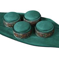 Ibnotuiy Portable Smokeless Copper Moxibustion Box with Purifier Package for Arthritis Pain Neck Waist Joint (4 Pocket Package)