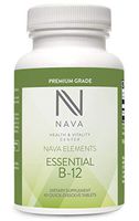 Nava - Essential B-12-5000 mcg - (Methylcobalamin B12) - 60 Count Sublingual Tablets