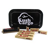 RAW King Size Connoisseur 3 Pack with RAW Rolling Machine and KC Plane Rolling Tray