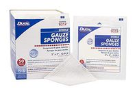 Dukal Gauze Sponge, 12-Ply, Sterile, 3" x 3", White (Pack of 2400)