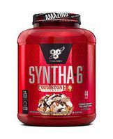 BSN Syntha-6 Whey Protein Powder, Cold Stone Creamery- Cookie Doughn't You Want Some, Micellar Casein, Milk Protein Isolate Powder, 44 Servings