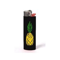 Pineapple Yellow 2 Pack Vinyl Decal Wrap Skin Stickers by Moonlight Printing for Bic Lighters