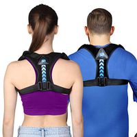 Updated 2020 Version Posture Corrector For Men And Women- Adjustable Upper Back Brace For Clavicle Support and Providing Pain Relief From Neck, Back and Shoulder