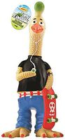 RUFFIN' IT Tony Mohawk Latex Chicken Pet Toy, Large