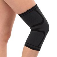 YJM Best Knee Brace for Meniscus Tear, for Sport Joint Pain Arthritis Relief Knee Sleeve Compression Brace Support-1 Pair of Knee Wraps (Black)
