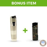 Zico ZD-19 (Original) Refillable Torch Lighter Free US Shipping(Silver) & Free Lighter