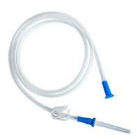 HealthAndYoga(TM) Replacement Enema Tubing – Super Economical, Hygienic, Medical Grade PVC - 1.5 Meter with Slide Clamp and Nozzle - Compatible with Most Kits (1 Set)