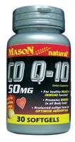 MASON NATURAL - Special - Q-10 CO-ENZYME 50MG SOFTGELS 30 per bottle (SINGLE BOTTLE)