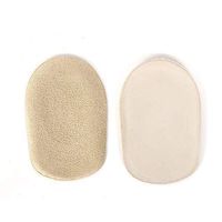 New Silicone Gel Orthopedic Insoles Back Pad Heel Cup for Calcaneal Pain Health Feet Care Support spur feet Cushion Pads (Beige)