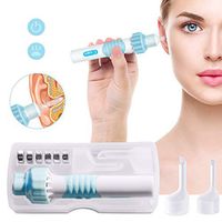 Ear Wax Removal Kit, Ear Cleaner, Electric Earwax Removal Tools, Ear Wax Vacuum,Ear Pick with LED Lights for People of All Ages,Safe and Comfortable