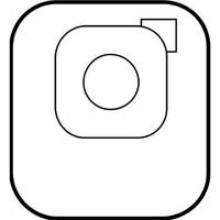 1 Piece Closed Mini Ostomy Pouch, 1 3/4 Opening Transparent, 30 ea