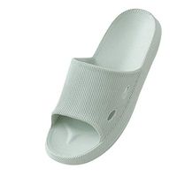 Emimarol Shower Slippers for Women and Men Bath Slippers,Anti-Slip Soft,Cushion-y Massage Slipper,Shower Shoes Green