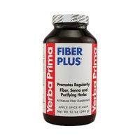 2 Packs of Yerba Prima Fiber Plus Powder Apple Spice - 12 Oz