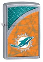 Latest 2016 Style Personalized Zippo Lighter NFL - Free Laser Engraving … (Miami Dolphins)