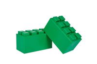 EverBlock Modular Building Blocks - Full Block Bulk Pack, 18 Blocks - Green
