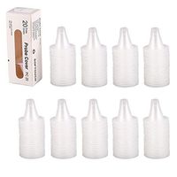 YARUMI 200 Pieces Ear Thermometer Probe Covers,Replacement Ear Thermometer Covers,Digital Thermometers IRT 2520 Lens Filters,Home Hospital Disposable Covers for All Ear Thermometer Models,Clear
