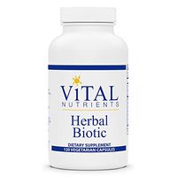 Vital Nutrients - Herbal Biotic - Herbal and Nutritional Support for the Immune System - 120 Capsules