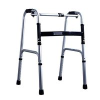 Jonigo Auxiliary Walker Elderly Lightweight Walker Aluminum Compound Crutches Patient Walker Four-Legged Walking Stick (Color : Auxiliary Walker)