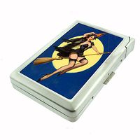 Vintage Retro Sexy Bridesmaid Party Cigarette Case with Built In Lighter Pin Up Girl-135