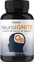 Havasu Nutrition Extra Strength Brain Supplement for Focus, Energy, Memory & Clarity - Mental Performance Nootropic with St Johns Wort - Supports Brain Function for Men & Women - 30 Capsules (1)