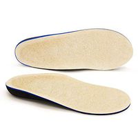 Sheepskin Orthotics Insoles Arch Supports Relieve Flat Feet Plantar Fasciitis Thick Wool Fur Fleece Inserts Winter Insets for Men and Women Cozy & Warm Mens 13