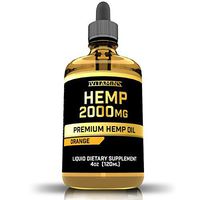 iVitamins Hemp Oil Drops - 2,000mg 4 fl oz - May Help with Pain, Anxiety, Sleep, Mood, Depression, Headaches and More - Hemp Extract - Hemp Oil - Rich in Omega 3,6,9 - Premium Hemp Oil