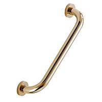 Bathroom Grab Bar with Concealed Screws, Solid Brass (14 inch, Titanium Gold)