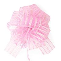 Allgala 12-pc 6" Large Everyday Pull Bows, Pink