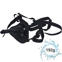 6 in Small Size Stráp on Toy with Suction Base Beginner Trainer Set Flexiable Removeable (Black)