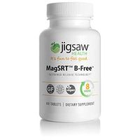 MagSRT (Jigsaw Health Magnesium w/SRT - B-Free) Premium, Organic, Slow Release Magnesium Supplement - Active, Bioavailable Magnesium Malate Tablets - 60 ct