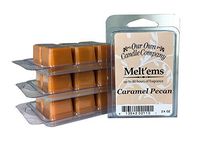 Our Own Candle Company Premium Wax Melt, Carmel Pecan, 6 Cubes, 2.4 oz (4 Pack)