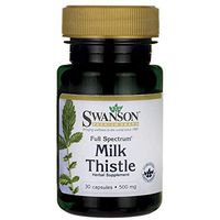 Swanson Full Spectrum Milk Thistle 500 Milligrams 30 Capsules