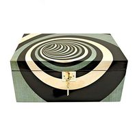 Cigar Star Chava Blu Marquetry Limited Edition 120 Cigar Humidor
