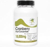 Cranberry Fruit 15,000mg Concentrate ~ 100 Capsules - No Additives ~ Naturetition Supplements