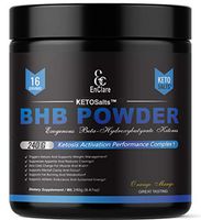 BHB Exogenous Ketones Powder - Enclare KETOSalts Beta Hydroxybutyrate Ketone BHB Salts Supplement, Vegan, Zero Carb for Rapid Ketosis, Performance, Energy, Focus, Fat Burn - Orange Mango