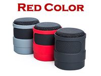 Wireless Bluetooth Speaker for iPhone Android iPad iPod Red Color