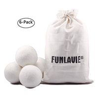Wool Dryer Balls Organic Dryer Balls Perfect for Housewarming Gifts-Pack of 6 by FUNLAVIE