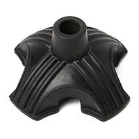 Stand Alone Quadruple Cane Tip Uneven Terrain Walking Stick Base Stabilizing Device