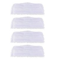 VideoPUP 4PCS Replacement Microfiber Reusable Mopping Pads Compatible with Shark Steam mop SK140 /SK115 /SK410 /SK435/SK460 /SS460WM