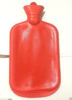vegan Rubber HOT Water Bottle Bag Warm Relaxing Heat/Cold Therapy New