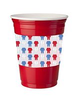 4 Pack of Vinyl Decal Stickers for Disposable Cups/Pantsuit Nation Hillary 2016