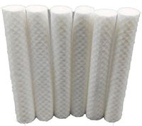 White 24 pcs Wick Refill Sponge Empty Essential Oil Aromatherapy Nasal Inhaler Tube Refill unscented wick