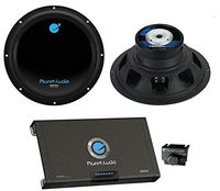 2) PLANET AUDIO AC12D 12" 3600W Car Subwoofers Subs+2600W 2 Channel Amplifier