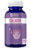 Collagen Pills with White Pine Bark by Ahana Nutrition – Collagen Supplement to Help Support Skin, Nails, and Bones (800mg - 90 Capsules)