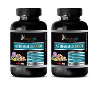 Immune Support Booster - Astragalus Root Premium 4:1 Extract 1200 MG - Astragalus Root Extract - 2 Bottles 180 Capsules