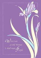 When I Am an Old Woman Portfolio