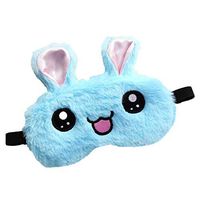 Bunny Sleep Mask Kids Sleeping Mask Light Blockout Eye Mask for Travel Airplane