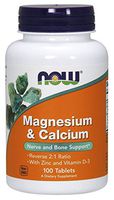 Now Foods Magnesium & Calcium - 100 Tabs
