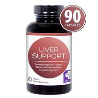 Highest Quality MD.LIFE Liver Support - 21 Day Cleanse - Supplement with Artichoke, Dandelion, Milk Thistle & Proteolytic Enzymes - Plus Solarplast to Help Digest Proteins